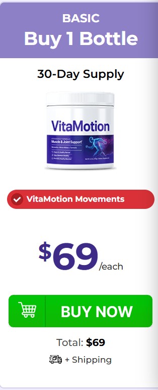 VitaMotion 1-Bottle Price